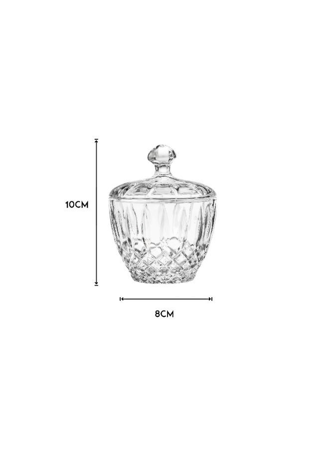 Alhomaidhi 🏺✨ Luxury Glass Serving Set – 6 Pieces | For Sweets, Nuts, and Dates | Perfect for All Occasions ✨🏺 - Image 4